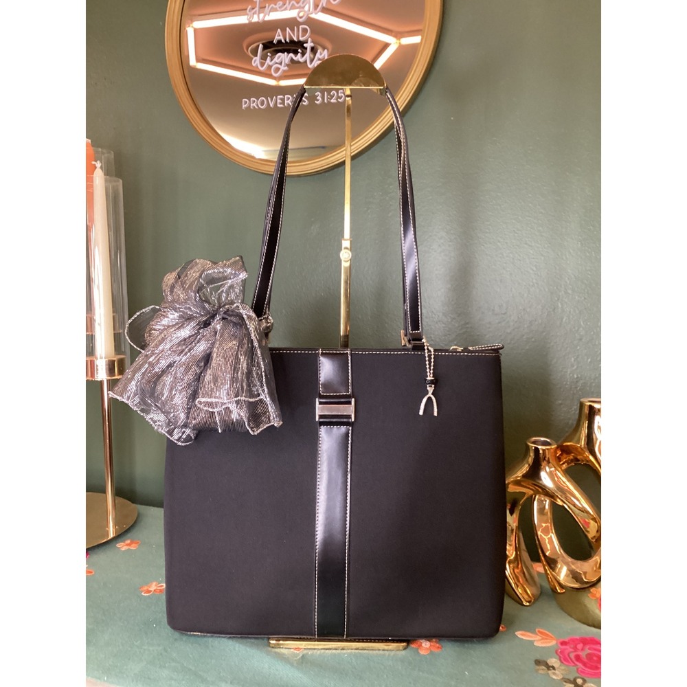 Chic Black Tote‎ Bag Women's Stylish Shoulder Handbag